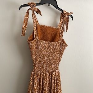 Never Worn! Open Back should Tie Boho Maxi